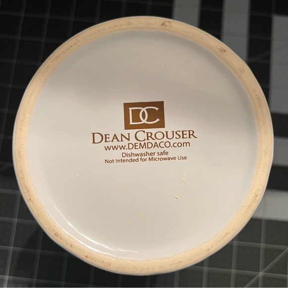 Dean Crouser Vase, DEMDACO, Butterflies, Appx 7" tall - Picture 3 of 3